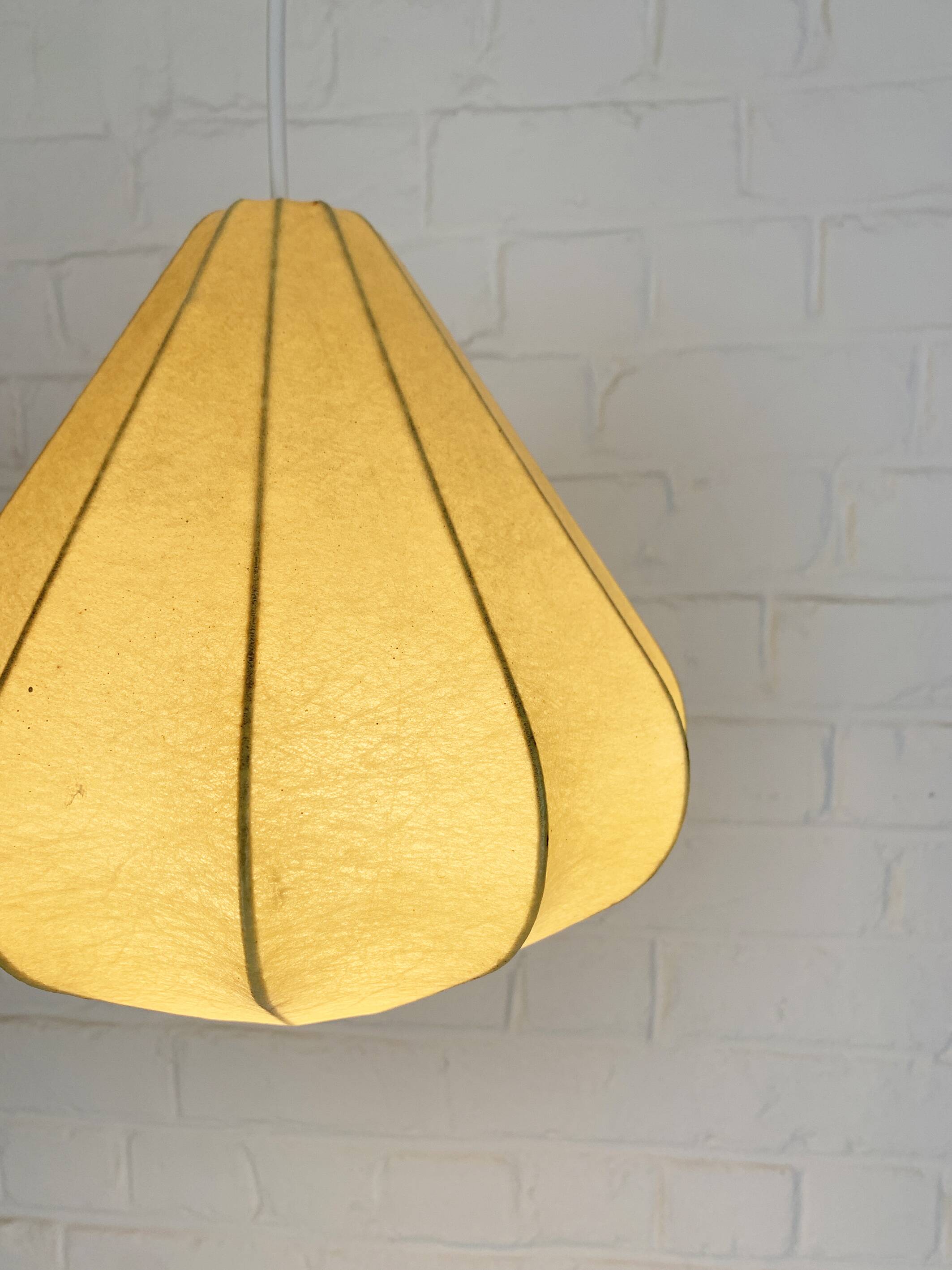 Cocoon Pendant Lamp, Friedel Wauer for Goldkant Leuchten, 1960s