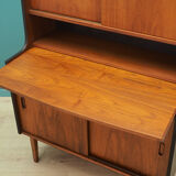 Bookcase teak with bar, Danish design, 70's