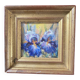 Table with two irises signed Fragal.
