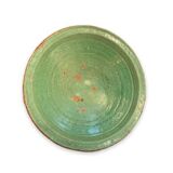 Dish hollow afghan regional enamelled