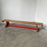 Scandinavian oak bench