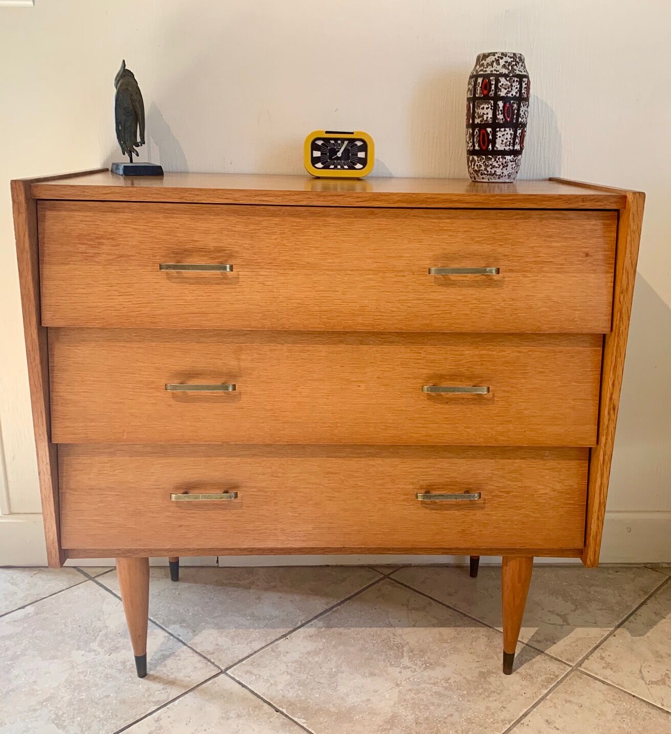 Vintage Commodity has three 60s drawers