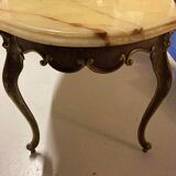 Onyx and bronze table