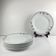 Set of 6 flat plates "Elysa", Sarreguemines, 1980s/90s