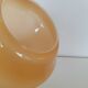 Vintage pendant light, yellow opaline.