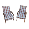 Paire de fauteuils vintage