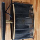 Vintage metal lamp black and gold