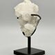 Decorative duo — Maligano jasper sphere & quartz clusters on bases
