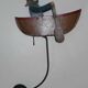 Old fishing counter balance toy in a boat