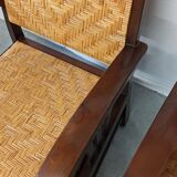 Pair of colonial style armchairs