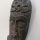 African tribal mask in carved wood - decorative ethnic art