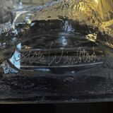 Crystal vase by Bjorn Wiinblad for Rosenthal, limited edition numbered 63/100