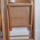 Set of 2 folding chairs cannees