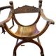 Fauteuil Siege Curule - Dagobert en Bois