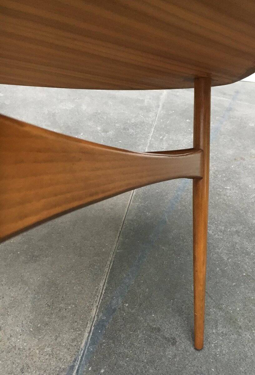 Mid-century tripod coffee table