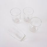 Set of four glasses, Danish design, 1970s, manufactured in Denmark