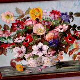 Oil on framed canvas