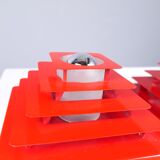 vintage german space age wall lamps set of 2