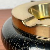 Modern vintage German metal ashtray, 1960s