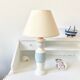 Lampe marin pied en bois