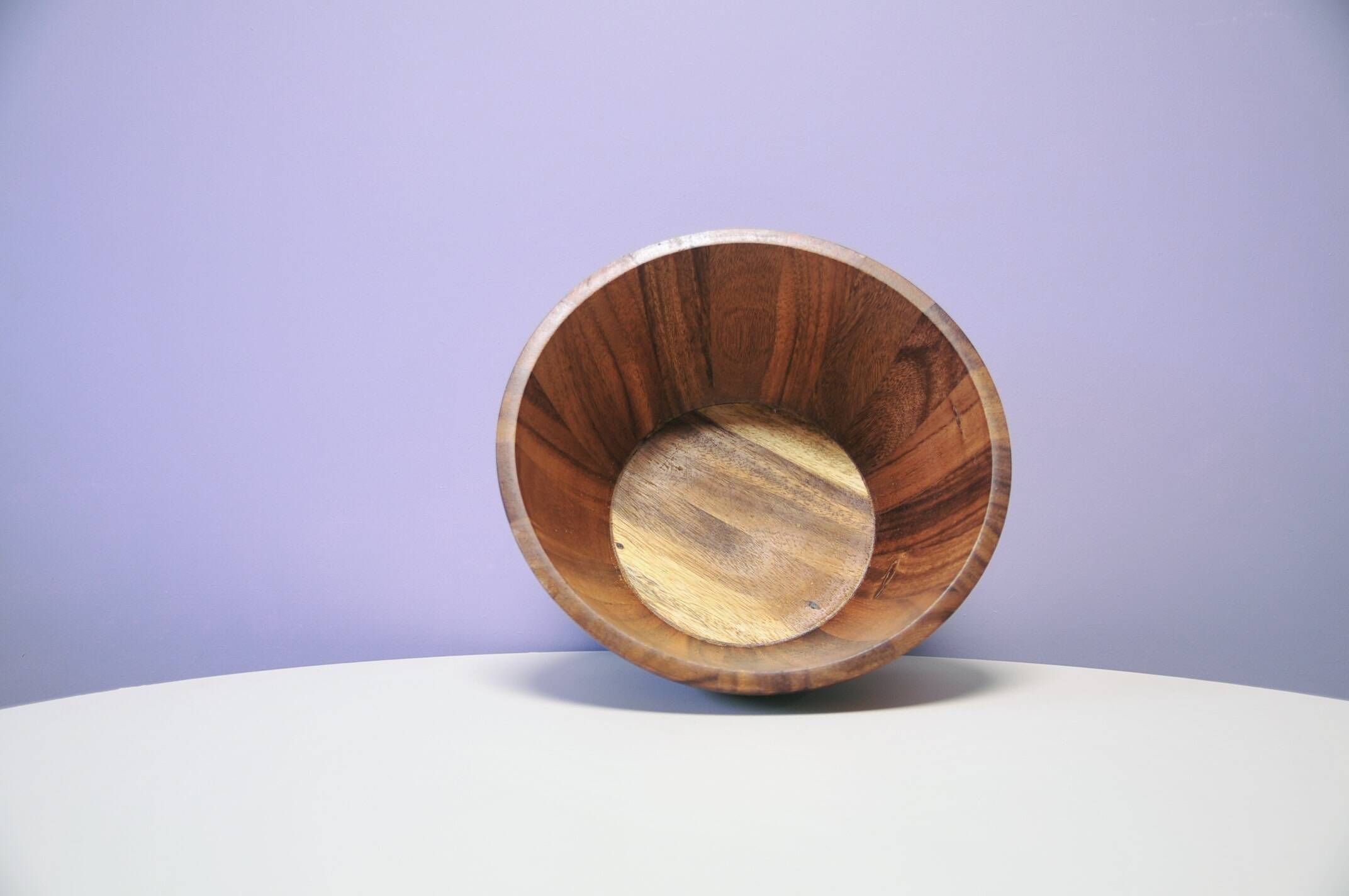 Grand bol en bois vintage