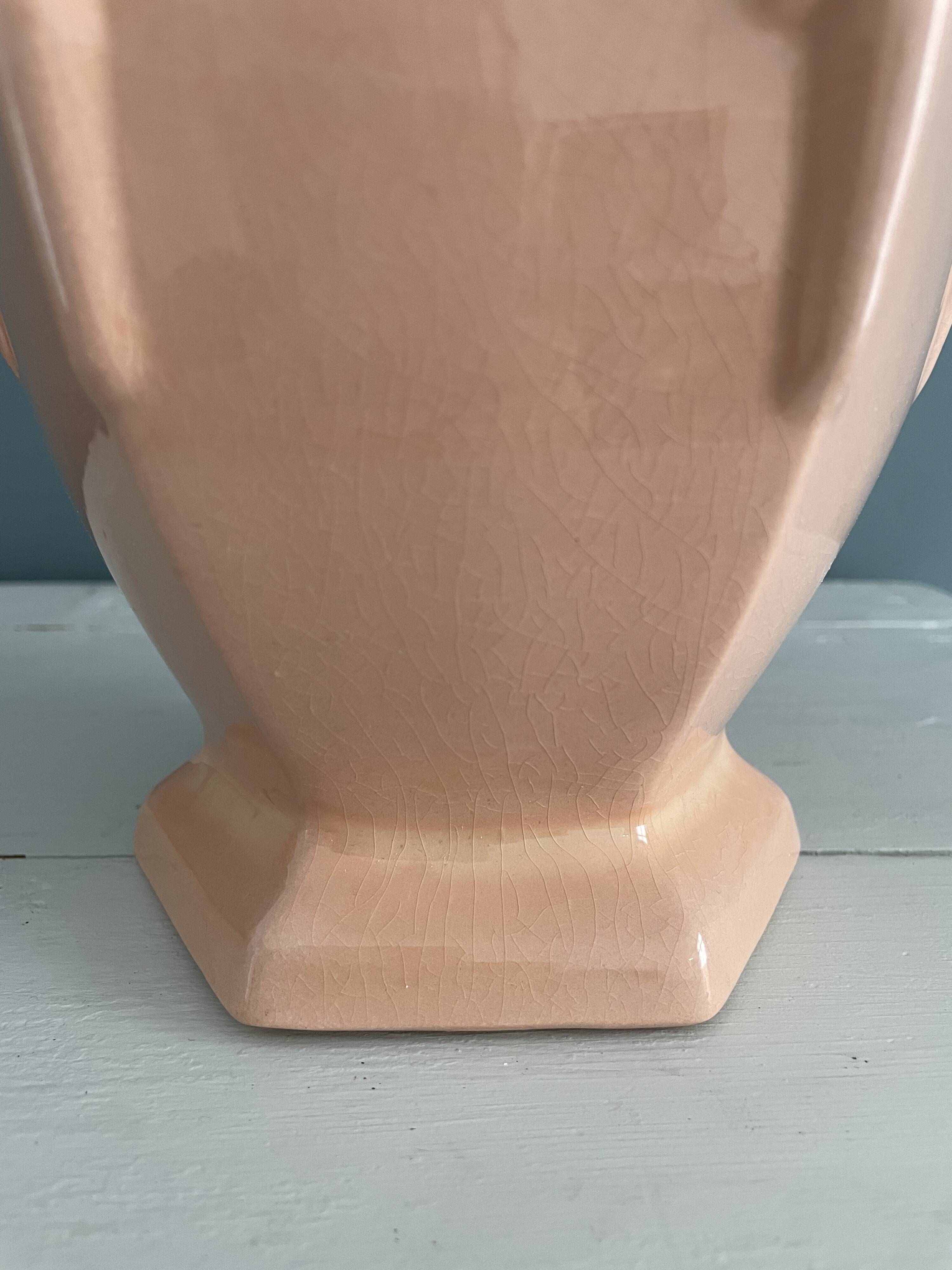 Pair of Art Deco Orchies Moulin des Loups vases circa 1930