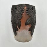 Tevan Margit Art Nouveau Glass Paste Vase