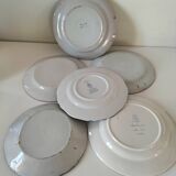 Rooster plates & baskets, earthenware in the spirit of a French bistro.