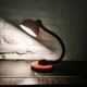 Klaus Hempel V3925/01 red desk lamp for Hustadt Leuchten, Germany 1970s