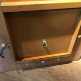 Series of 10 white laqué metal wall light 1960s