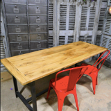 Military table year 50 oak tray