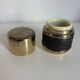 Vintage 1970s smoking set — Spinning ashtray + cigarette case