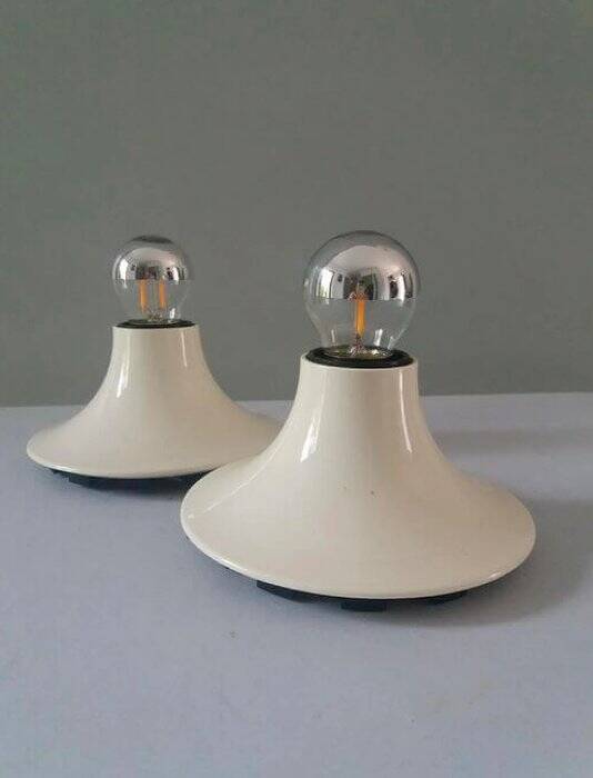 Vintage lamp pair by Vico Magistretti from the 1970s.