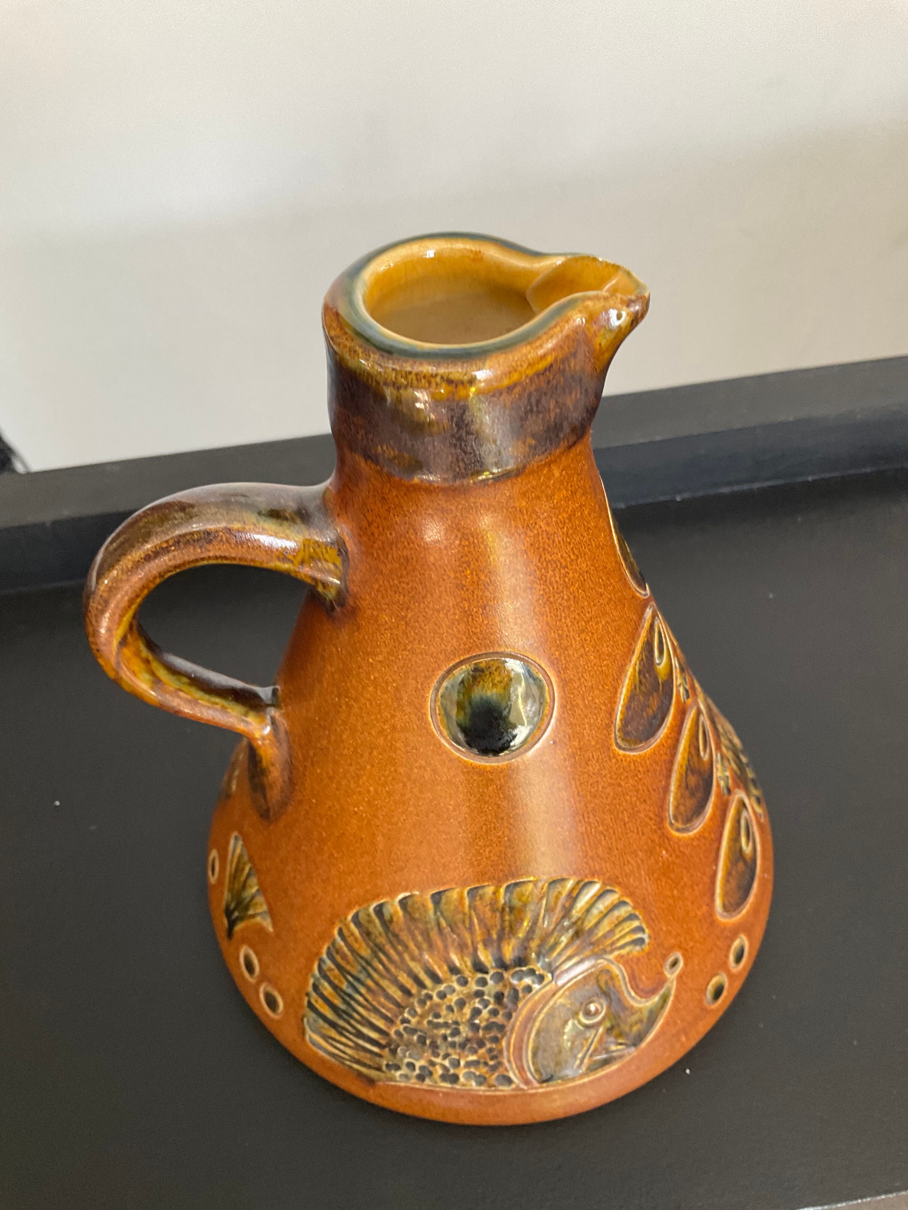Vintage ceramic jug from the 70s