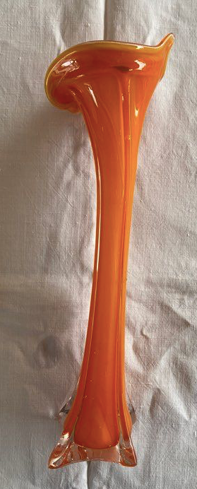 Vintage orange vase
