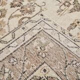 6x9 Beige & Brown Oriental Turkish Rug, 173x282Cm