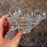 6 art deco dessert cups