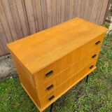Vintage chest of drawers feet compass gilded brass