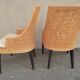 Canine rattan armchair