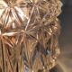Molded glass ceiling or wall light - 60s/70s