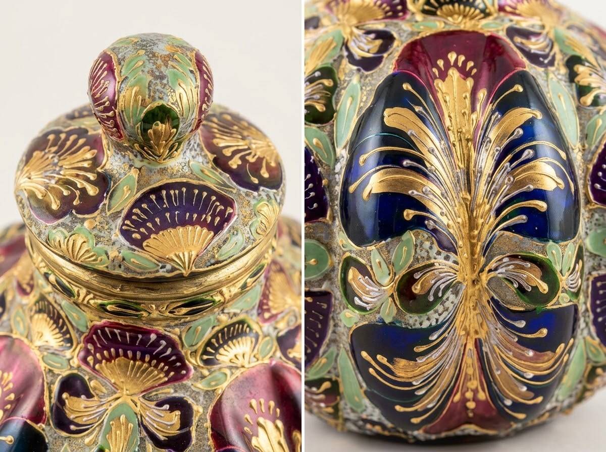 Art Nouveau table centrepiece, type Zaghini Italy.
