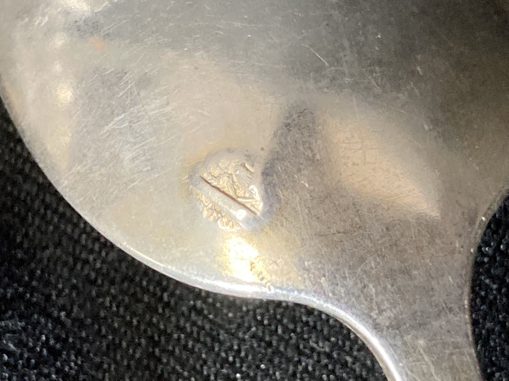 Tableware, suite of 6 small silver spoons early twentieth century