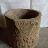 Trunk-shaped flower pots