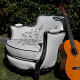 Bergère style Louis XV relookée
