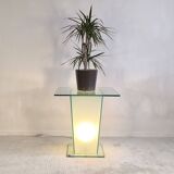 Marais International side table and light lamp
