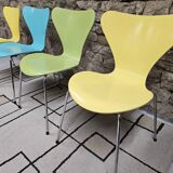 Lot de 4 chaises  Serie 7 d'Arne
Jacobsen, Fritz Hansen
