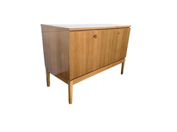 Meuble audio vintage en bois : buffet/meuble de rangement