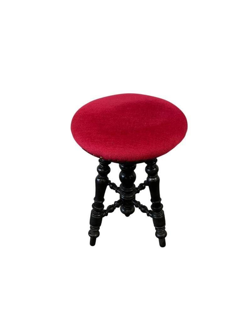 Vintage piano stool / stool / stool