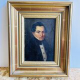 Oil painting on panel Henri Möckly 1805-1881