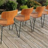 4 hammer chairs 3103 JACOBSEN “Fritz Hansen”